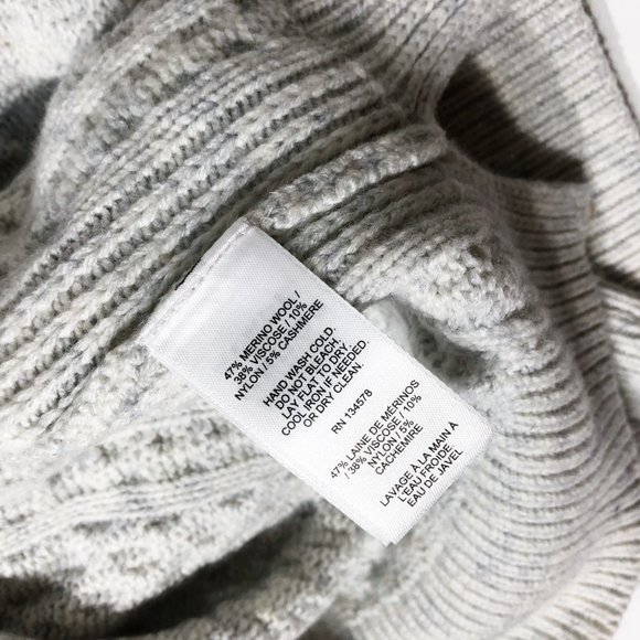 NWT VINEYARD VINES Aran Mock Neck Wool Sweater - Picture 5 of 8